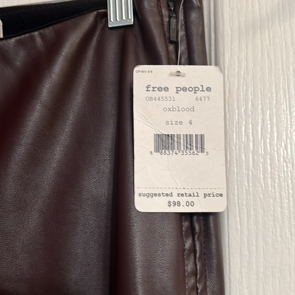 Free people faux leather pant - Picture 4 of 13